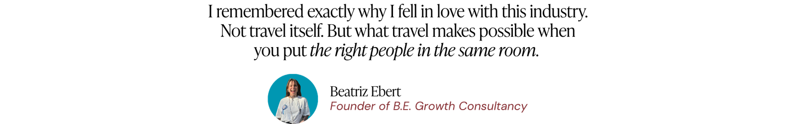 Beatriz Ebert Testimonial